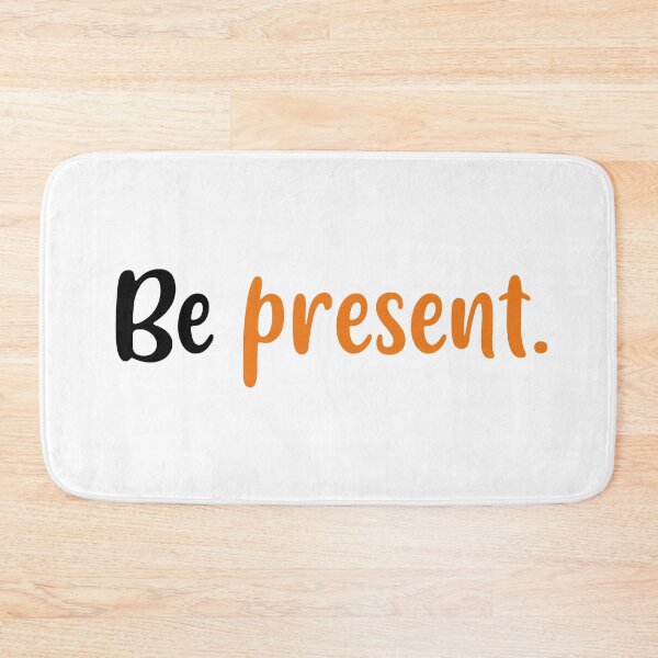 Item preview, Be Present (Orange and Black) designed and sold by FilipeFerreira.
