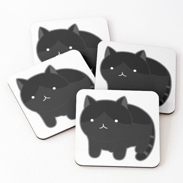 Item preview, Cat - Meow - Black & Dark Gray designed and sold by AwesomeFanArts.