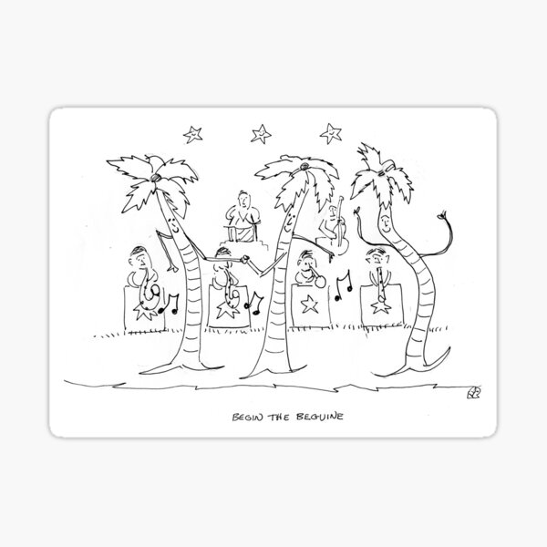 Item preview, Song Cartoon - Begin the Beguine designed and sold by fred rosenthal.