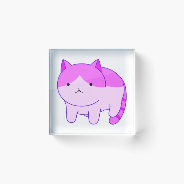 Item preview, Cat - Meow - Fuchsia & Pink designed and sold by AwesomeFanArts.