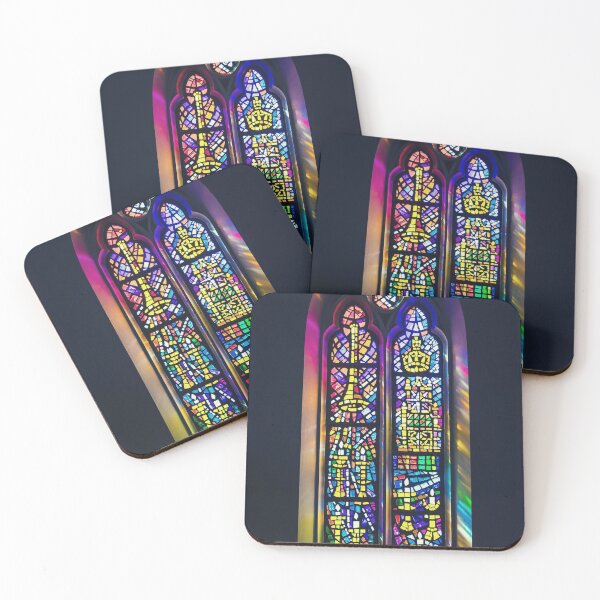 Item preview, Beautiful Colorful Stained Glass Church Window designed and sold by AnimaChristi.