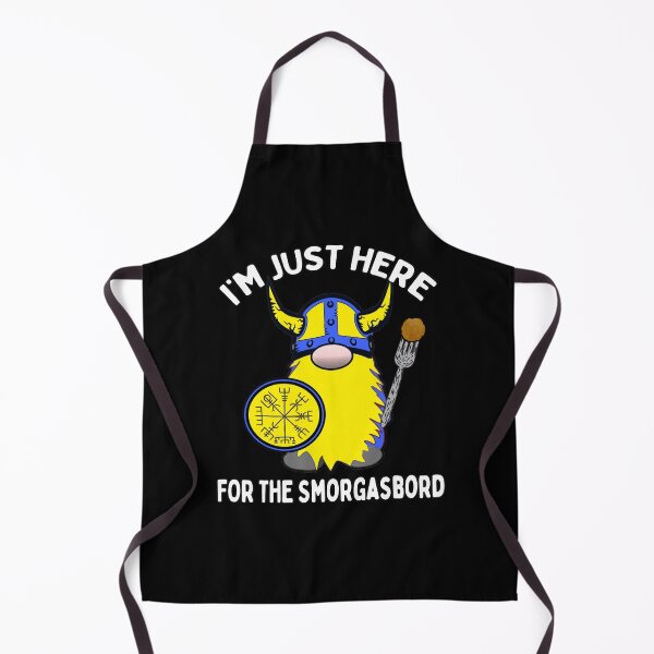Artikelvorschau, Ich bin nur hier für The Smorgasbord Wikingerzwerg Tomte Swedish entworfen und verkauft von funnytshirtemp.