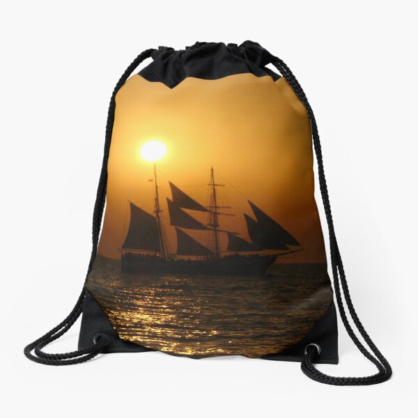 Starship Atlantis Drawstring Bag