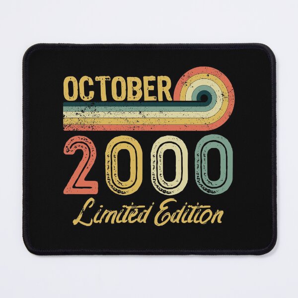 Item preview, Retro Vintage 21st Birthday - Born in October 2000 designed and sold by meedTee.