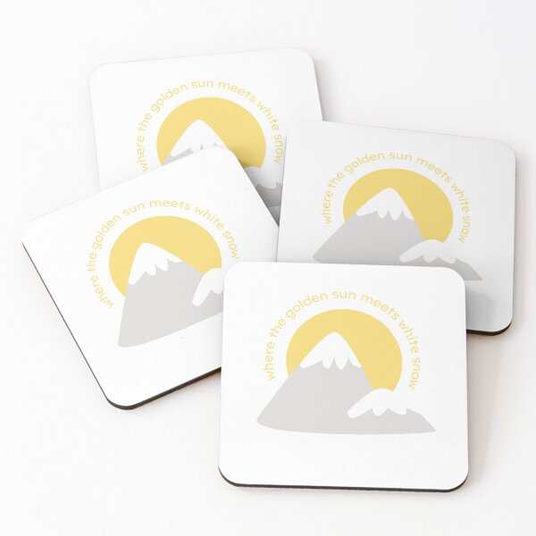 Item preview, Where golden sun meets white snow, winter print designed and sold by Tammystribe.