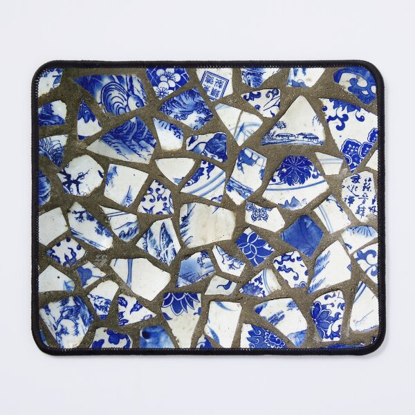 Item preview, Blue and White Broken Pottery Path designed and sold by Linda Walsh.