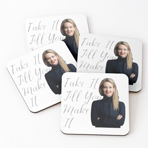 Artikelvorschau, Elizabeth Holmes Inspiration - Fake it, bis du es schaffst Theranos entworfen und verkauft von AR Studios.
