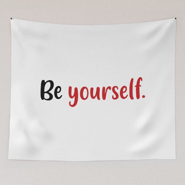 Item preview, Be Yourself (Red and Black) designed and sold by FilipeFerreira.