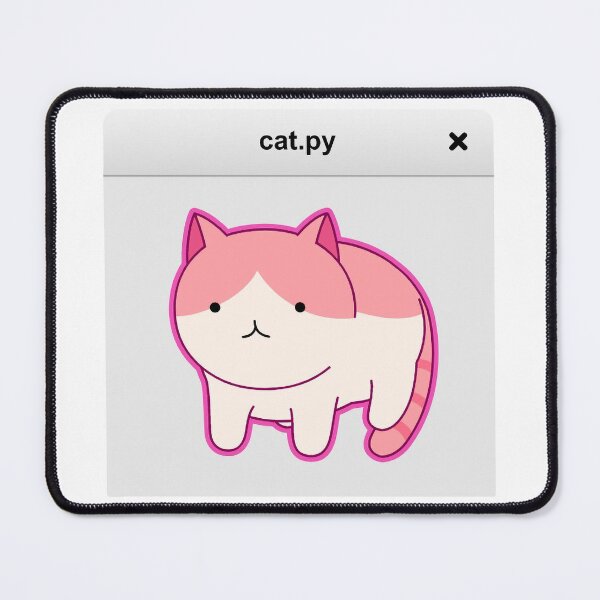 Item preview, Cat.py - Meow - Pink & White designed and sold by AwesomeFanArts.