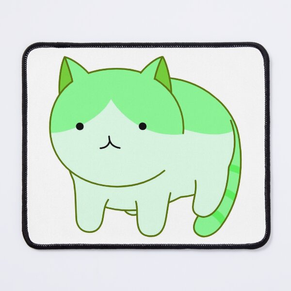 Item preview, Cat - Meow - Lime & White designed and sold by AwesomeFanArts.