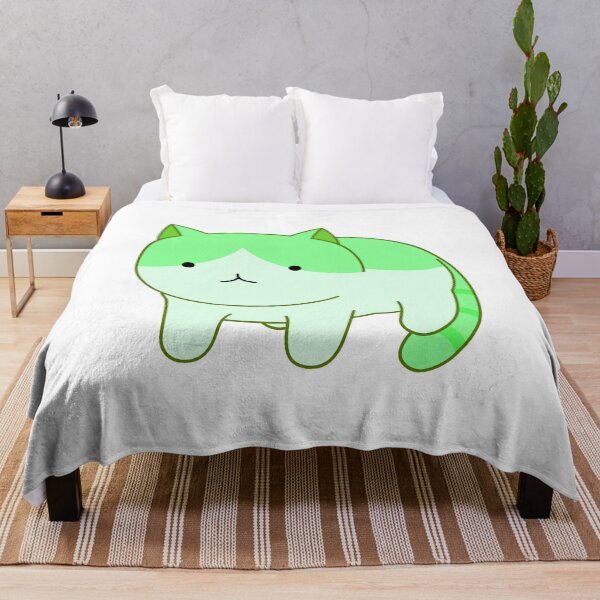 Item preview, Cat - Meow - Lime & White designed and sold by AwesomeFanArts.