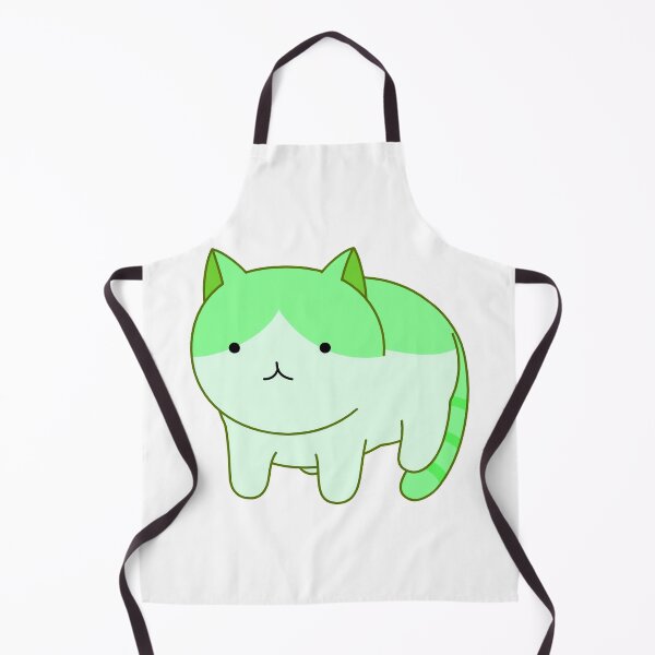 Item preview, Cat - Meow - Lime & White designed and sold by AwesomeFanArts.
