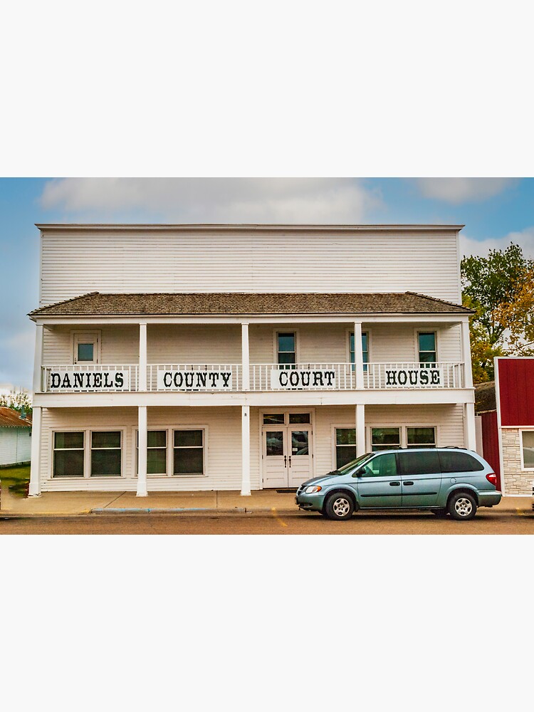 "Daniels County (Montana) Court House" Sticker for Sale by mtbearded1