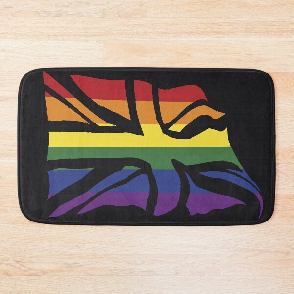 Item preview, Rainbow coloured union jack flag designed and sold by Solotree.