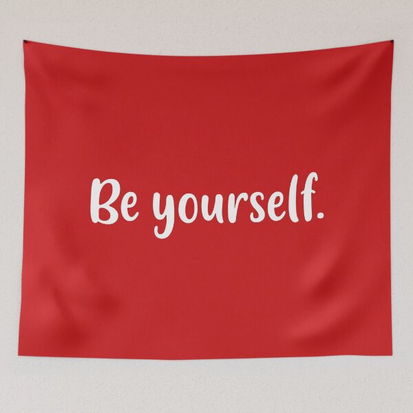Item preview, Be Yourself (Red BG) designed and sold by FilipeFerreira.