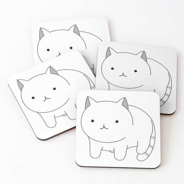 Item preview, Cat - Meow - White designed and sold by AwesomeFanArts.