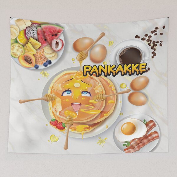 Item preview, Naughty & Messy Realistic Pankakke Foodie Pun  designed and sold by ExplodingTrends.