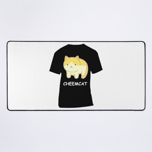 Item preview, Cat T Shirt - Meow - Cheemcat - Yellow designed and sold by AwesomeFanArts.