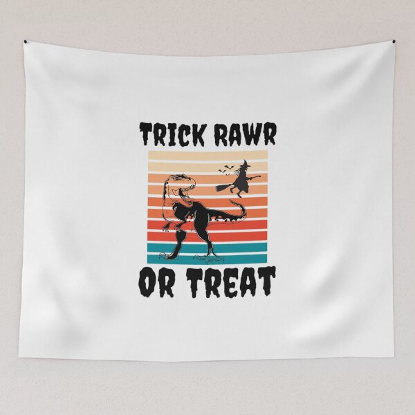 Item preview, Trick rawr treat T-shirt, Halloween Dinosaur T Rex Mummy, funny halloween t-shirt, Gift for halloween day. designed and sold by mHmShop.