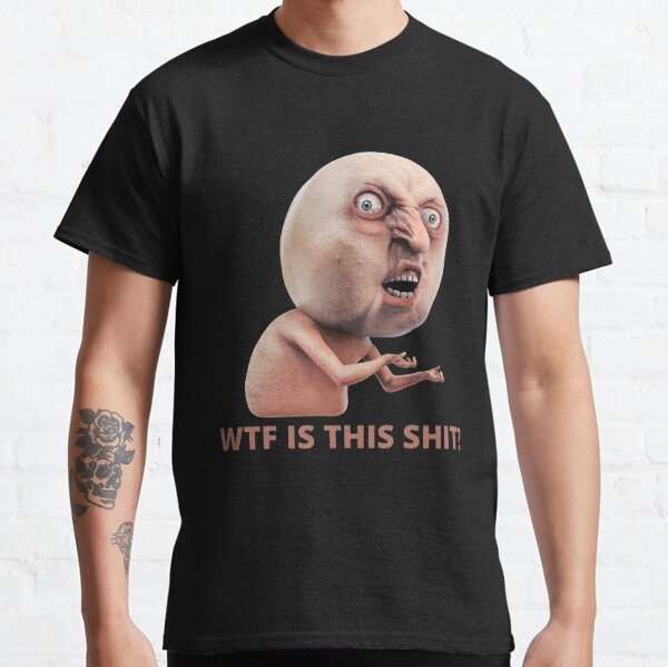 WTF IS THIS SHIT? Rage face Internet Meme Classic T-Shirt