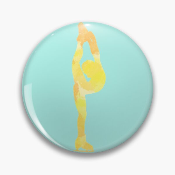 Item preview, Yellow Figure Skater designed and sold by Becky-Marie.