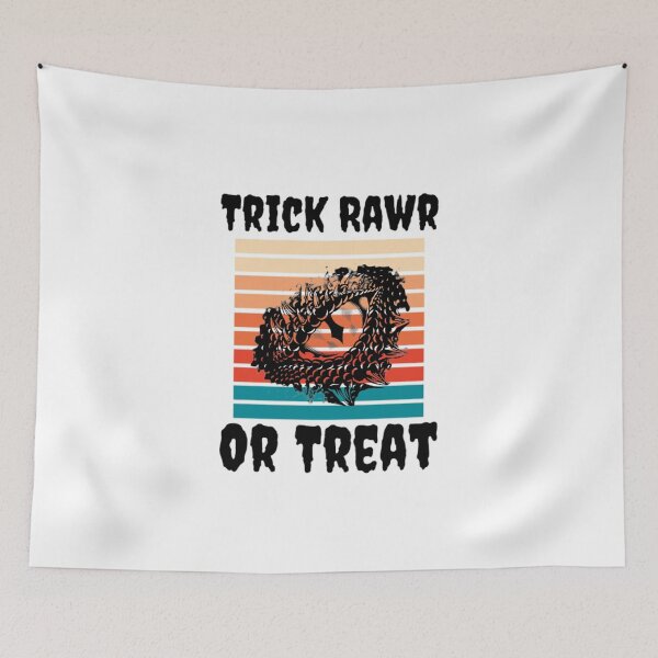 Item preview, Trick rawr treat T-shirt, Halloween Dinosaur T Rex Mummy, funny halloween t-shirt, Gift for halloween day. designed and sold by mHmShop.