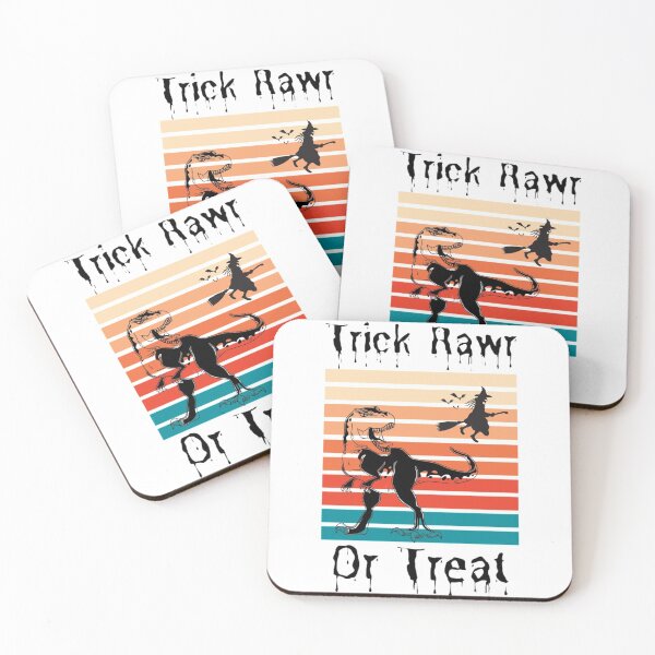 Item preview, Trick rawr treat T-shirt, Halloween Dinosaur T Rex Mummy, funny halloween t-shirt, Gift for halloween day. designed and sold by mHmShop.