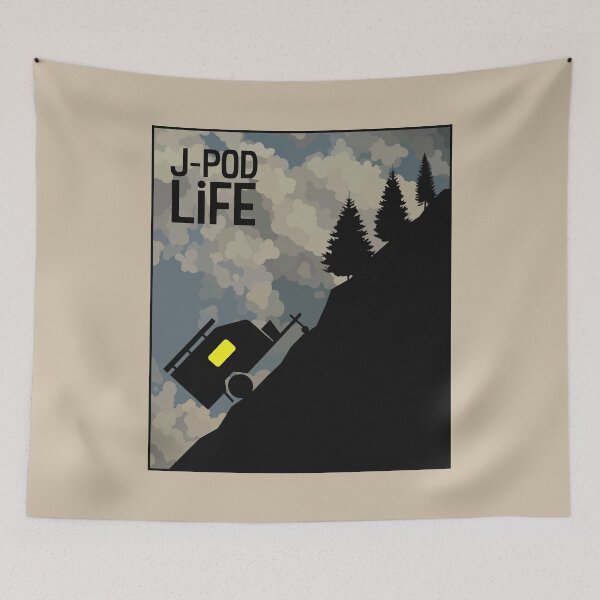 Item preview, Camper Parked on a Hill. Camper Life. designed and sold by pixelinga.