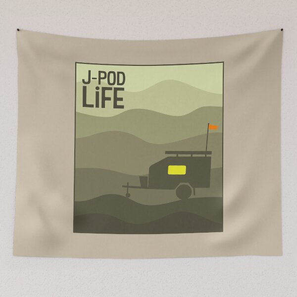 Item preview, Camper amongst Sand Dunes. Camper Life. designed and sold by pixelinga.
