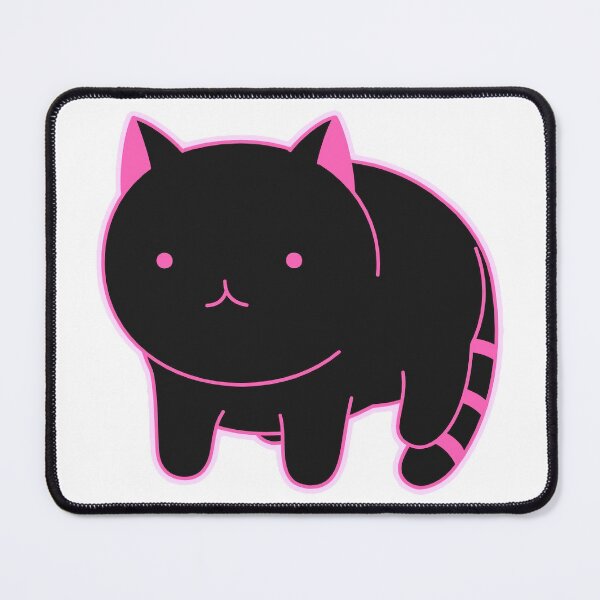 Item preview, Cat - Meow - Black & Pink designed and sold by AwesomeFanArts.