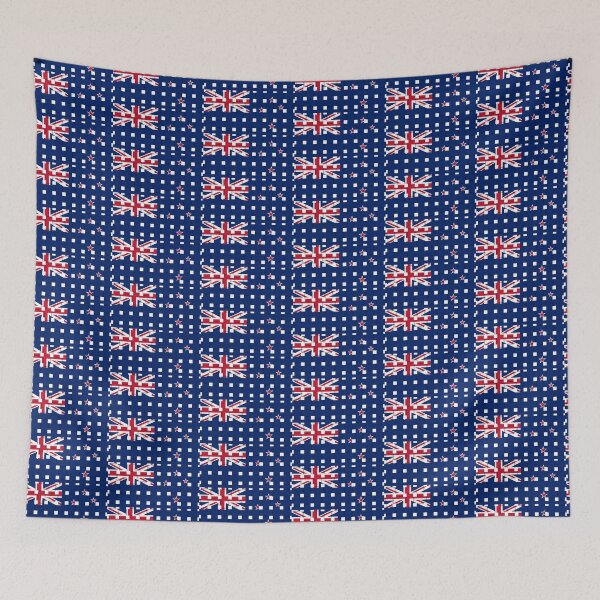 Item preview, Woven Effect New Zealand Flag NZ Art designed and sold by Worldesigns by Artsiren.