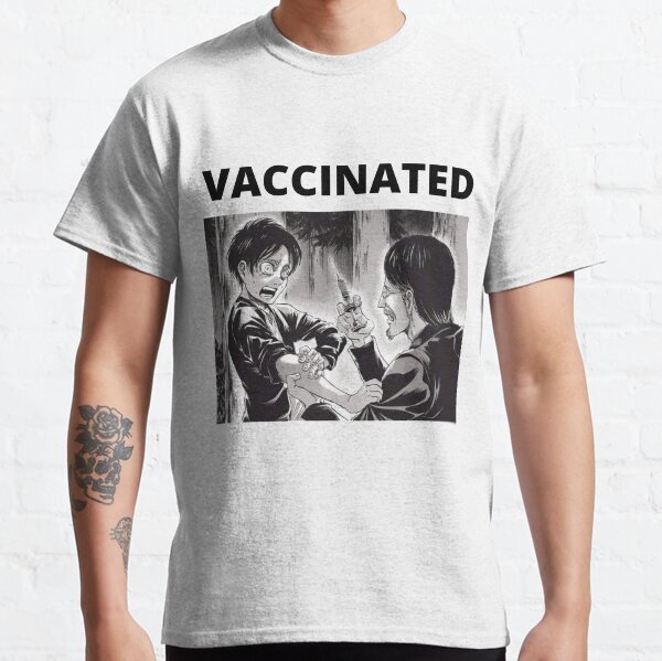 T-SHIRT VACCINÉ PAR EREN ET SON PÈRE D'ATTAQUE SUR TITAN T-shirt classique