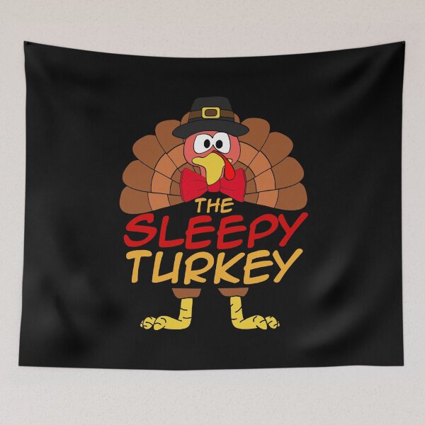 Artikelvorschau, The Sleepy Turkey Thanksgiving Family Matching Outfits Group Attire entworfen und verkauft von onicon.