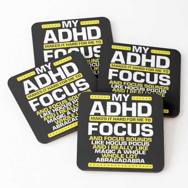 Item preview, My ADHD Makes it Hard for me to Focus T-shirt ADHD T-shirt designed and sold by Maindy.