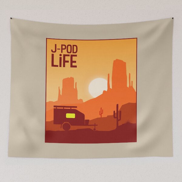 Item preview, Camper in the Desert. Camper Life.  designed and sold by pixelinga.