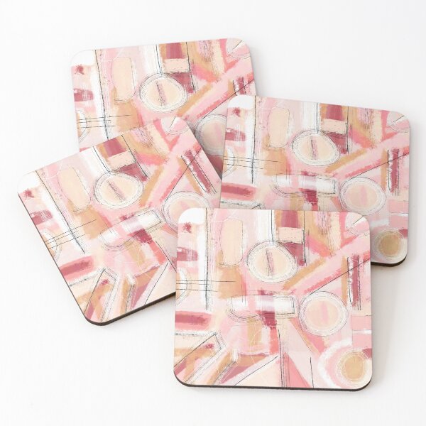 Item preview, pink abstract designed and sold by Paolards.