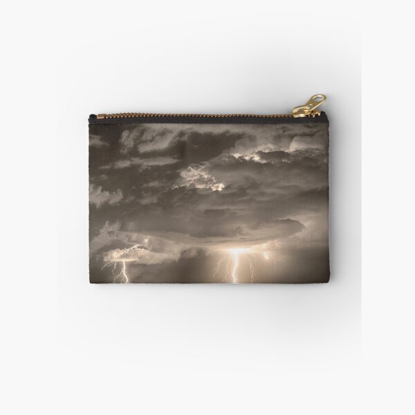 Item preview, Double Lightning Strikes in Sepia HDR designed and sold by Bo Insogna.