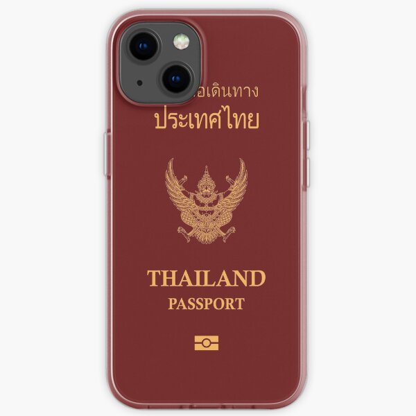 Thailand passport iPhone Soft Case