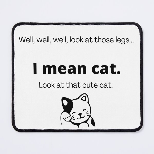 Item preview, Silly cat joke  designed and sold by FreshOutTheBox.