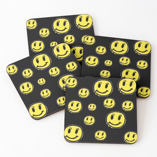 Item preview, Smiley Face Wallpaper Patern Retro Vintage Design designed and sold by D-Shirt-More.