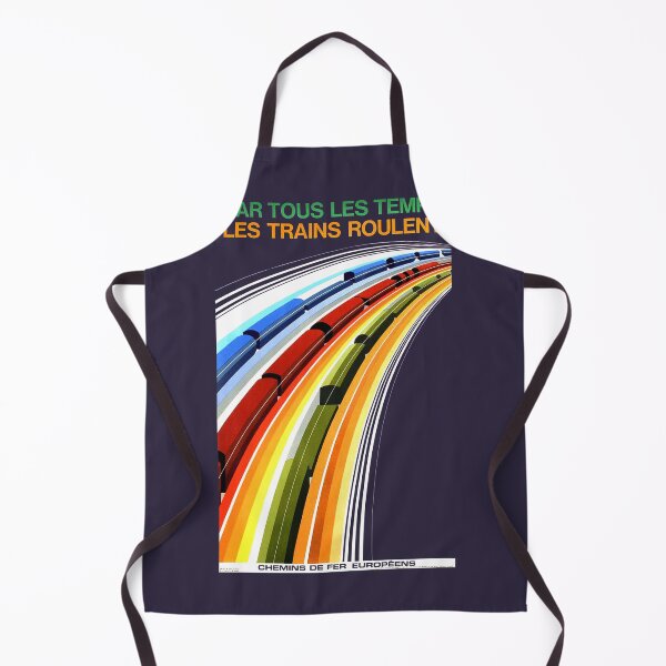 Item preview, IN ALL WEATHERS, THE TRAINS RUN - FRENCH RAIL ADVERT designed and sold by ThrowbackAds.