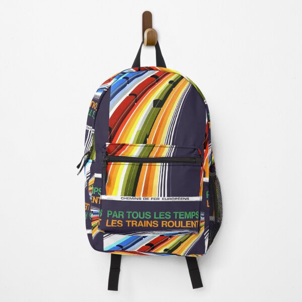 Item preview, IN ALL WEATHERS, THE TRAINS RUN - FRENCH RAIL ADVERT designed and sold by ThrowbackAds.