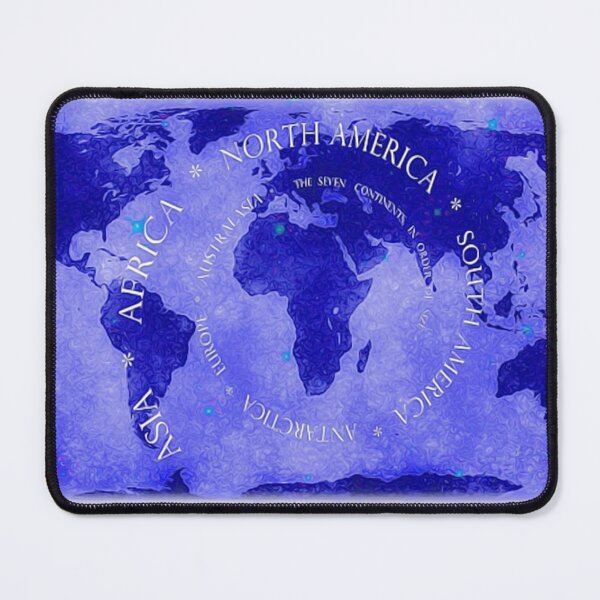 Item preview, The seven Continents  04 07 09 2020 designed and sold by algirdasdesign.