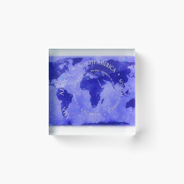 Item preview, The seven Continents  04 07 09 2020 designed and sold by algirdasdesign.