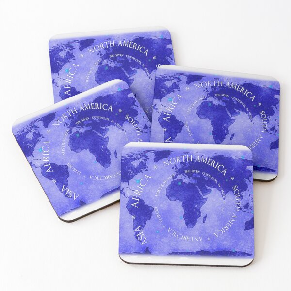 Item preview, The seven Continents  04 07 09 2020 designed and sold by algirdasdesign.
