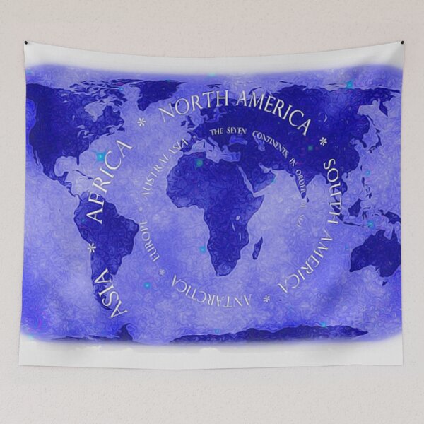Item preview, The seven Continents  04 07 09 2020 designed and sold by algirdasdesign.