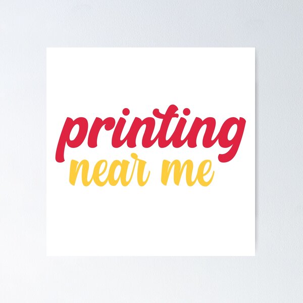 Item preview, printing near me designed and sold by Pd Store.
