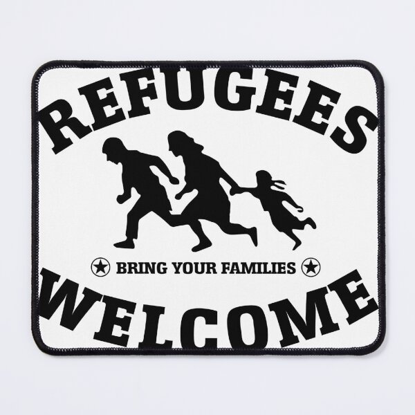 Item preview, Refugees Welcome Peace Love Flüchtling designed and sold by one-piece.
