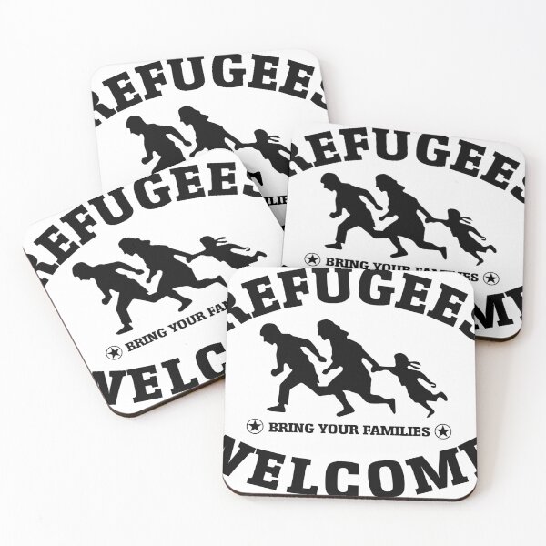 Item preview, Refugees Welcome Peace Love Flüchtling designed and sold by one-piece.