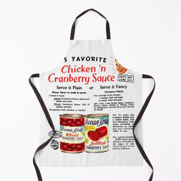Item preview, CHICKEN 'N CRANBERRY SAUCE - RECIPE /ADVERT designed and sold by ThrowbackAds.